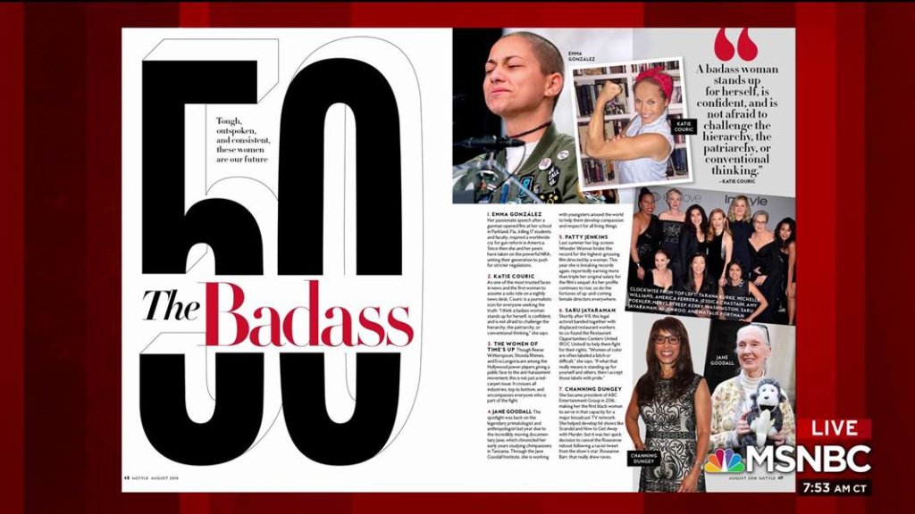 Badass Women Article in InStyle Magazine