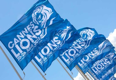 Flags at Cannes Lions