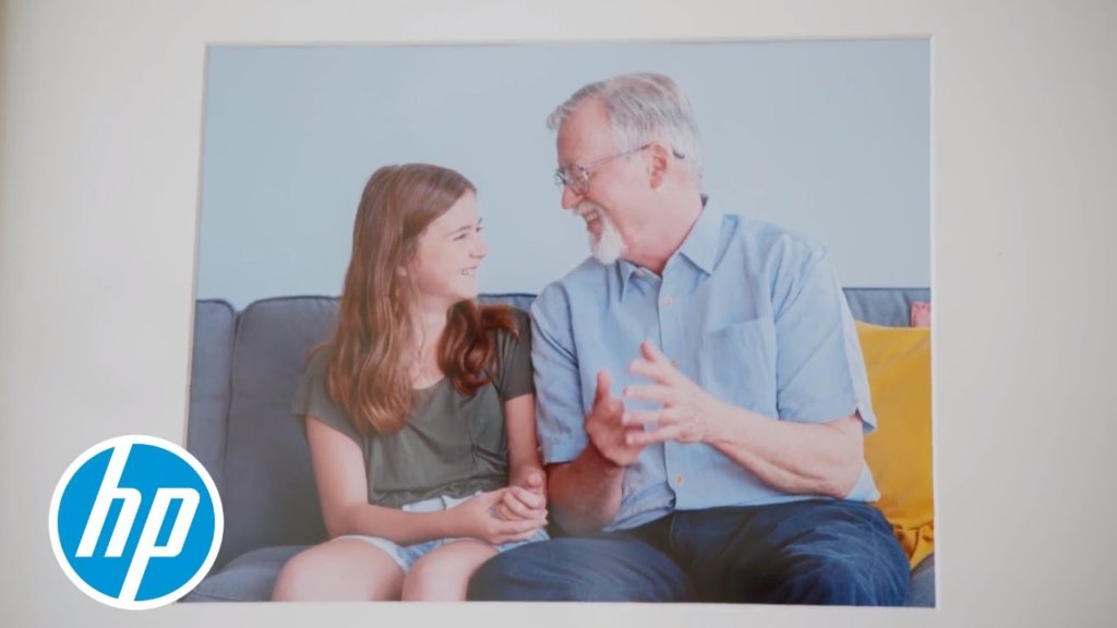 Father and Daughter on a Couch