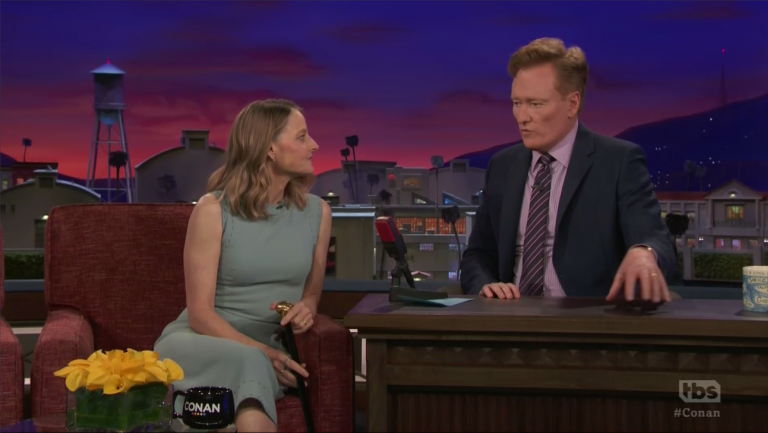 Jodie Foster Appearing on Conan